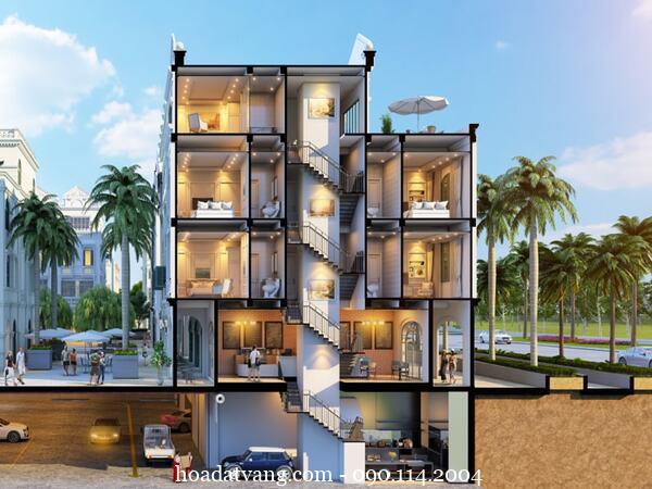 Bán nhà phố Phú Quốc giá rẻ thuộc dự án Waterfront Luxury Hotel