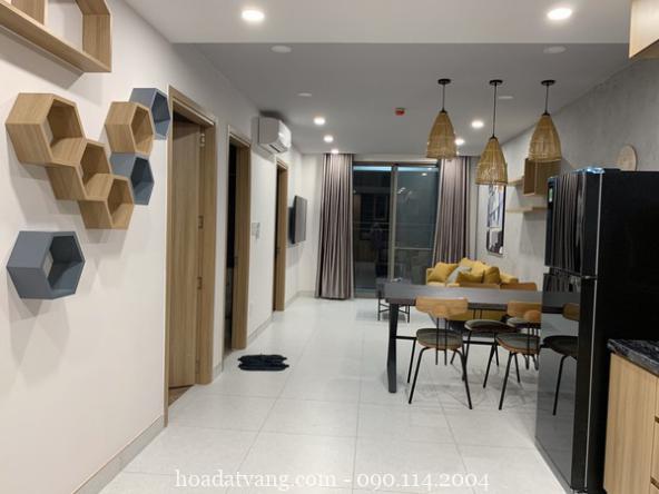 Chung cư Sài Gòn South Quận 7 cho thuê căn hộ 2PN nhà đẹp thoáng mát-Hòa Đất Vàng