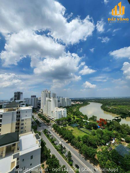 Cho thuê Chung cư midtown M5 89m2 view biệt thự lầu cao - Midtown M5 Apartment for rent 89sqm high floor villa view