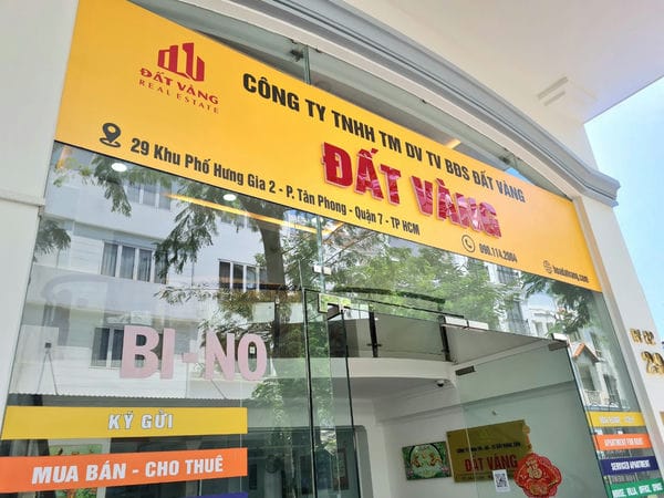 Công ty Đất Vàng Quận 7 - Môi giới bất động sản uy tín nhất TPHCM - Dat Vang Real Estate in District 7 Ho Chi Minh City - Best service