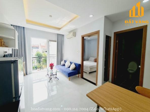 Cho thuê căn hộ 1 phòng ngủ Phú Mỹ Hưng giá rẻ ban công, bếp - 1 bedroom Apartment for rent in Phu My Hung balcony, kitchen